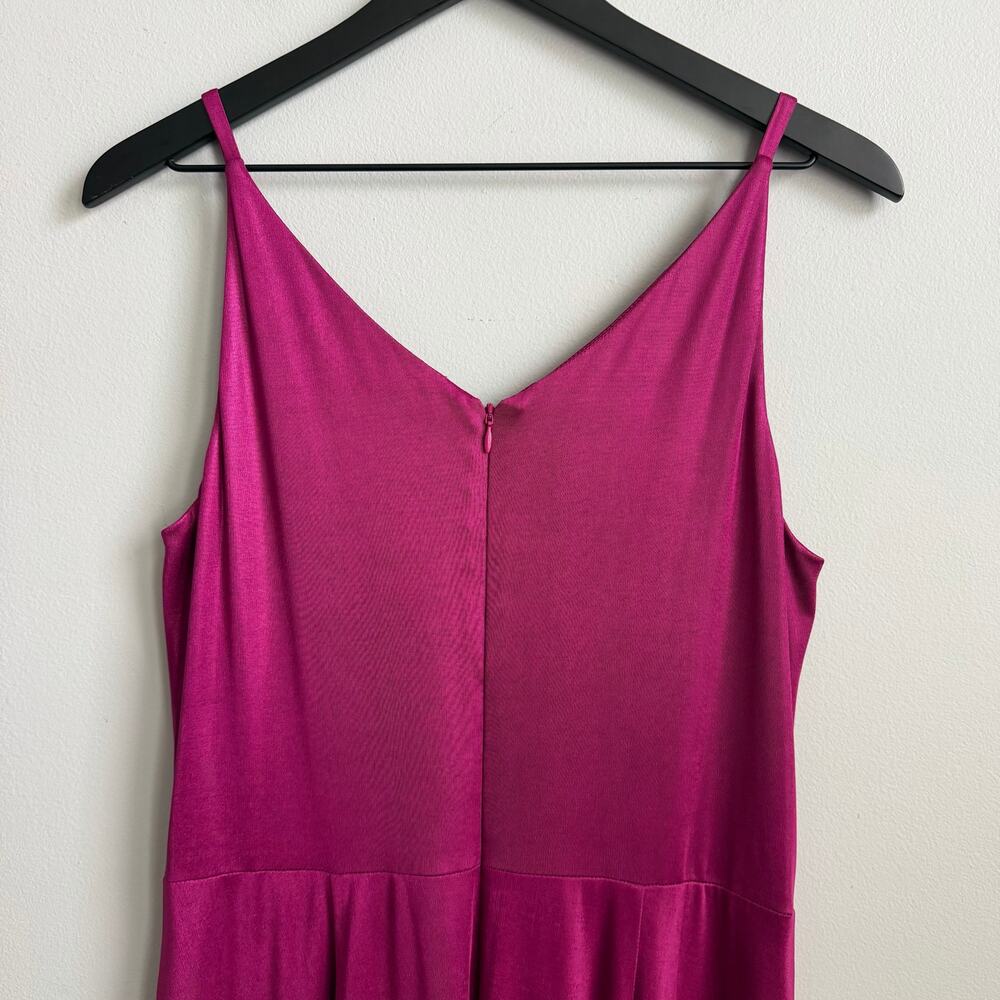 Dress the Population Serafina Midi Dress in Dark Magenta Size Large - Picture 10 of 15